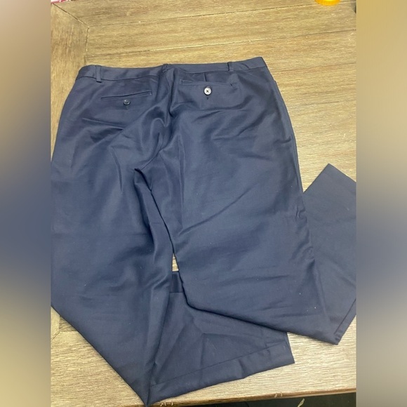Vanheusen Slim Fit Stretch Navy Blue Business Casual Jeans Size 12 Mid Rise - Picture 7 of 9